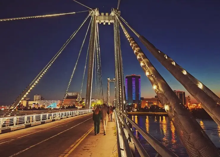 В Красноярске ищут проектировщика для ремонта вантового моста к 400-летию города