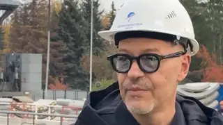 Стройплощадки красноярского метро посетил Фёдор Бондарчук