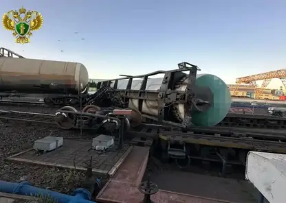 Вагоны-цистерны сошли с рельсов в Новосибирской области