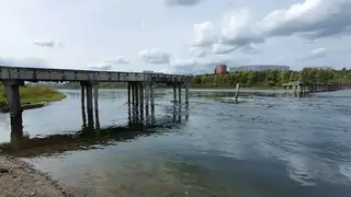 Пешеходный мост из Зеленой Рощи на остров Татышев восстановят в Красноярске
