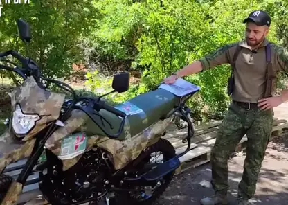 Народный фронт доставил мотоцикл и генераторы красноярским бойцам в зону СВО