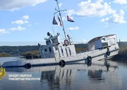 Крушение катера привело к разливу нефтепродуктов на реке в Новосибирской области