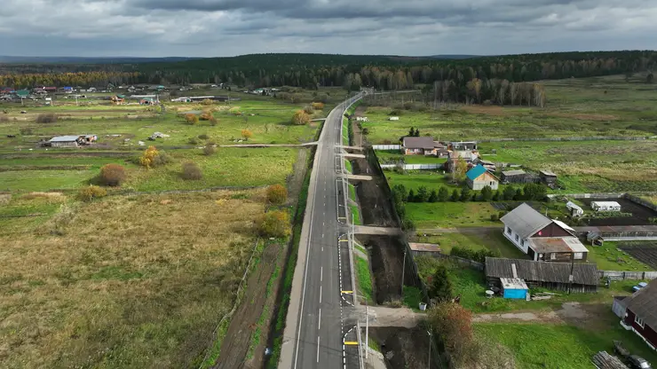 Транзитная дорога через село Никольское стала безопасной и комфортной