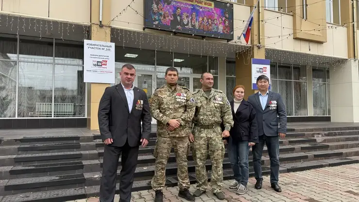 В Красноярском крае голосуют участники СВО