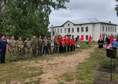 Аллея памяти воинам-участникам СВО появилась в селе Чечеул Красноярского края