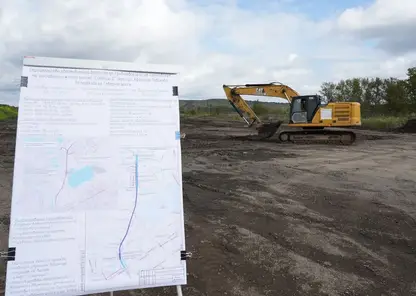 Стартовали основные работы по строительству новой дороги в красноярский микрорайон Солнечный