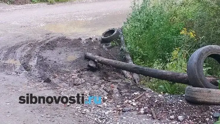 Обрушившуюся из-за ливня дорогу в Октябрьском районе жители просили отремонтировать ещё в июне