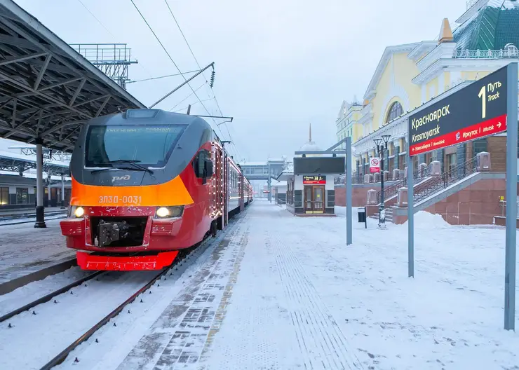Количество пассажиров «Городской электрички» Красноярска выросло на треть в 2021 году