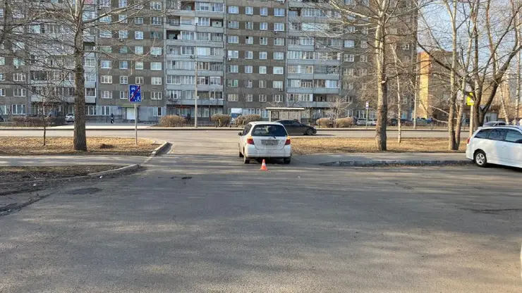 В Красноярске произошло ДТП с подростком на велосипеде