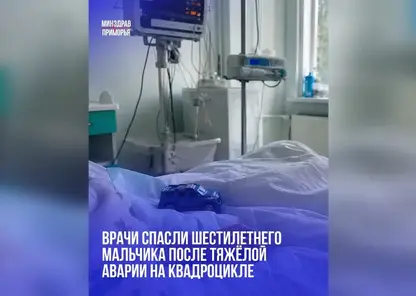 Приморские врачи спасли шестилетнего мальчика после тяжёлой аварии на квадроцикле