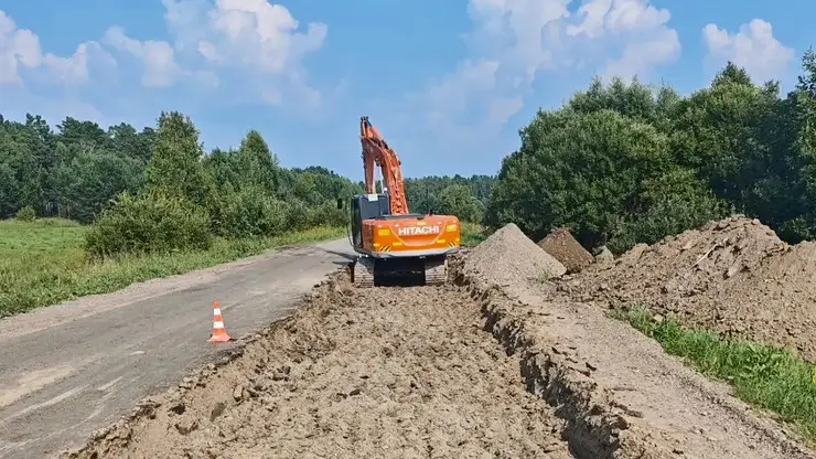 Трассу к селу Юксеево обновляют в Красноярском крае