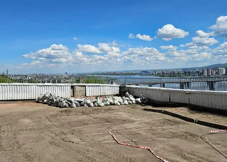 Режим повышенной готовности ввели в Красноярске из-за провала асфальта на улице Борисова