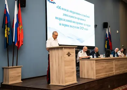 В Красноярском крае новый начальник краевой полиции подвёл итоги работы ведомства за последнее полугодие