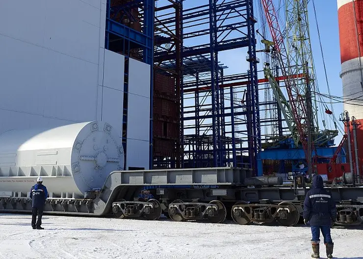 ОАО «РЖД» доставило в Красноярск специальное оборудование для модернизации ТЭЦ-3