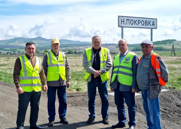 В Курагинском районе отремонтировали дорогу