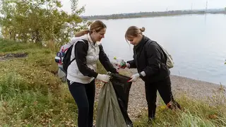 Красноярцы приняли участие в масштабной экологической акции РУСАЛа «День реки»