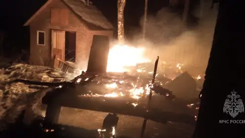 Один человек погиб при пожаре в Красноярском крае за последние сутки