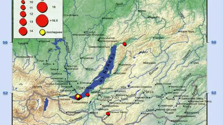 Жители Иркутска утром 25 октября ощутили землетрясение магнитудой 4,7