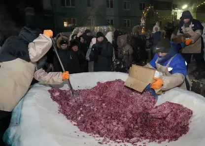 На севера края поставили сразу два мировых рекорда: снежная чаша и 262 кг десерта в честь юбилея Таймыра