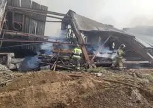 Пожар охватил почти две тысячи квадратов в Красноярском крае