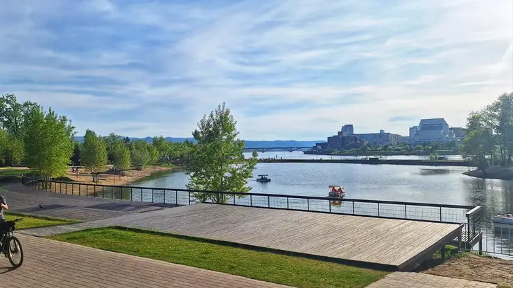 С детской площадки «Маленький Татышев» пропали качели