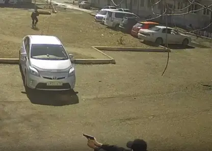 В Биробиджане мужчина с пневматическим пистолетом угрожал полицейским