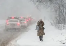 В Красноярском крае в новогоднюю ночь и 1 января обещают метель и ураган