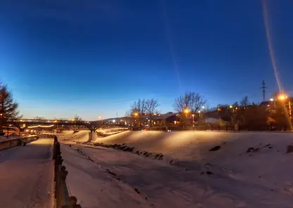Красноярцев ждет морозный понедельник