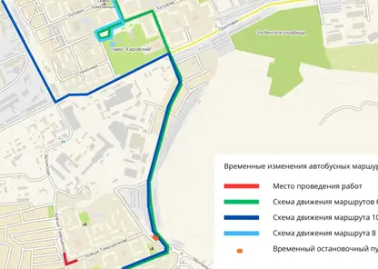 В Красноярске в микрорайоне Водников с 5 июня меняется схема движения автобусов