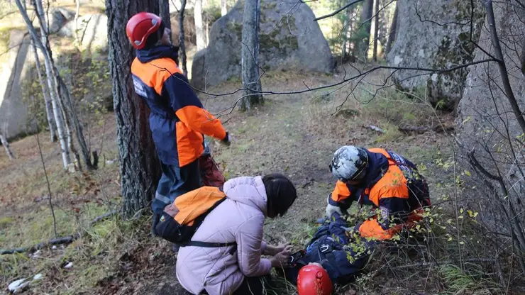 В Красноярске два подростка заблудились в районе скалы «Дикарь»