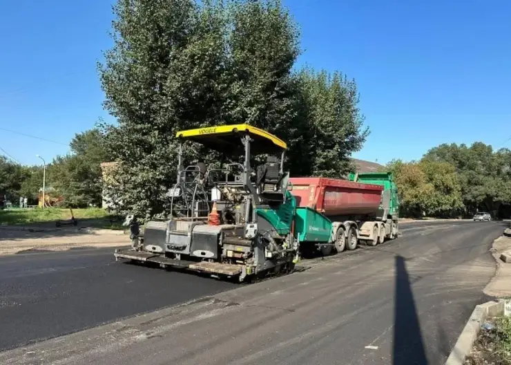 В Красноярске ремонтируют Вузовский переулок