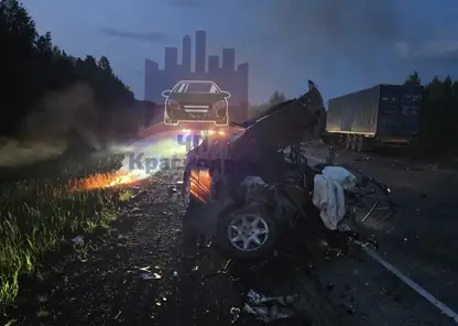 Смертельная авария произошла на трассе Красноярск - Канск