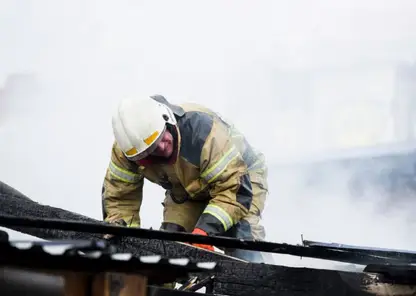 В Ачинске при пожаре погиб человек