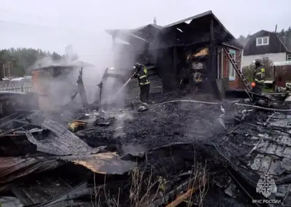 Мужчина погиб при пожаре в садовом доме в поселке Кедровый Красноярского края
