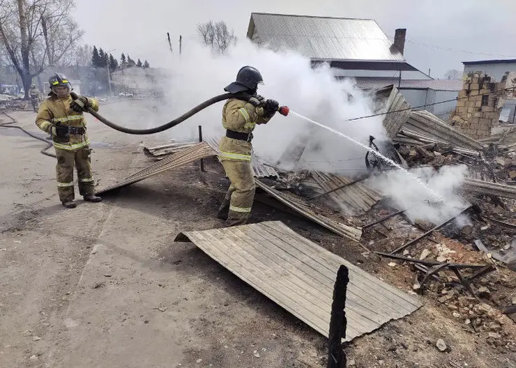 За неделю пожарные Красноярского края спасли 12 человек