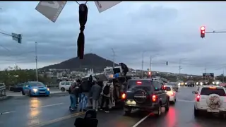 Машина скорой помощи опрокинулась на Камчатке из-за того, что ей не уступили дорогу