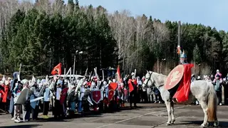 В Красноярске школьники и родители воссоздали Куликовскую битву