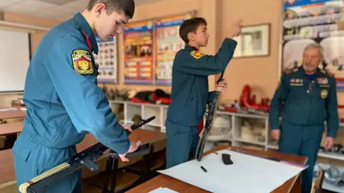 В Железногорском кадетском корпусе закупили оборудование для отработки военных навыков