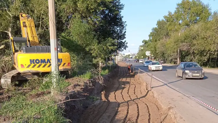 В Красноярске стартовал дорожный ремонт на улице Волжской