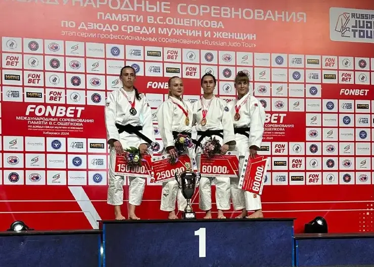 Красноярка Наталья Ёлкина завоевала серебро международного турнира по дзюдо