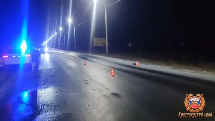 В Канске автомобиль насмерть сбил пешехода, переходившего дорогу в неположенном месте