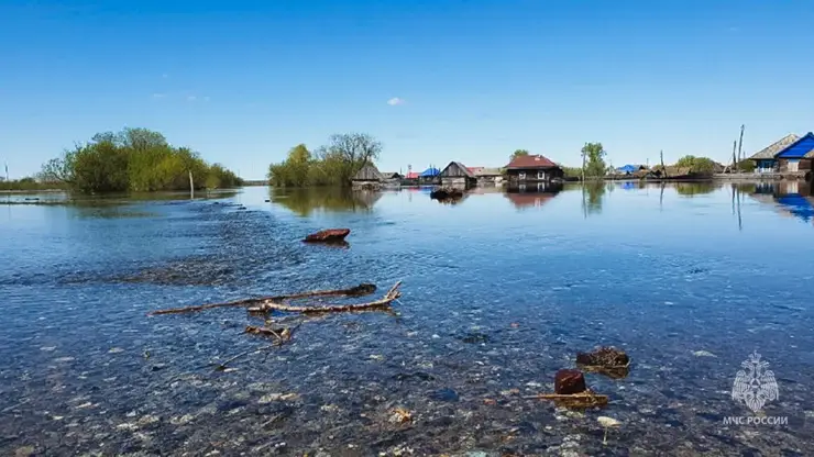 В Омской области затоплено около 550 жилых домов