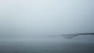 Не видно даже моста: густой туман накрыл Красноярск