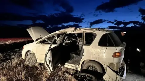 Пять подростков пострадали при опрокидывании автомобиля в Тыве