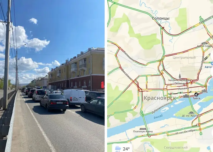 Аудиокниги и караоке: красноярцы рассказали, чем занимаются в ежедневных пробках