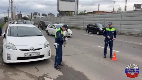 На Авиаторов в Красноярске произошло ДТП с двумя детьми