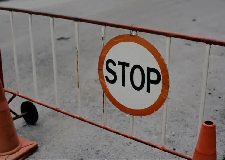 В Красноярском крае из-за непогоды перекрыли трассу