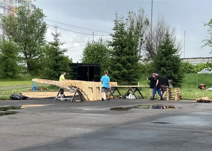 В Красноярске реконструируют популярный скейт-парк
