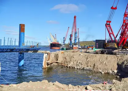 Впервые за 50 лет началась масштабная реконструкция морских причалов в Дудинке