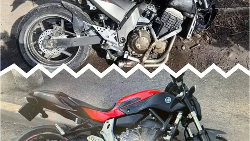 В Красноярске произошло две аварии с мотоциклами